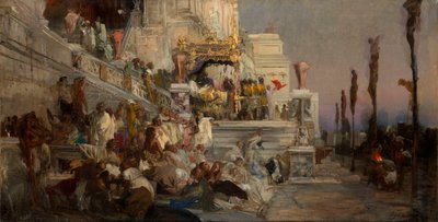 Study for the torches of Nero by Henryk Siemiradzki